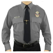 First Class Polycotton Long Sleeve Uniform Shirt - White - L