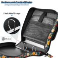 thumbnail image 4 of FORMRS Zipper Binder with Shoulder Strap 2-inch Ring 500 Sheet Capacity File Bag, Vibrant Flowers, 4 of 5