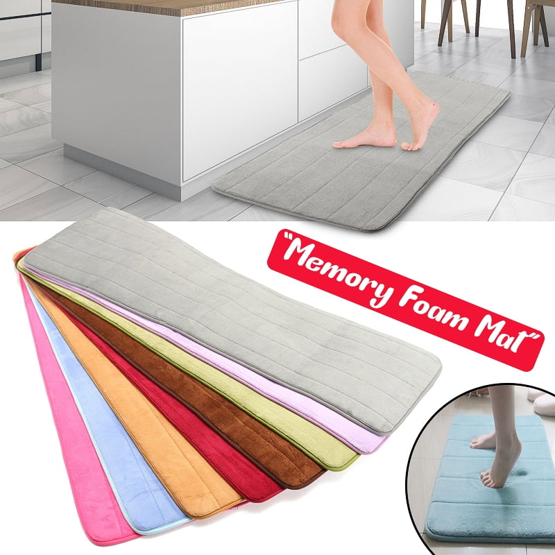 New Soft Memory Foam Door Bath Bathroom Mat Rug Shower Non-slip Floor Carpet
