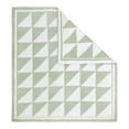 thumbnail image 1 of Living Textiles Couverture en Chenille - Triangle Sauge, 1 of 3