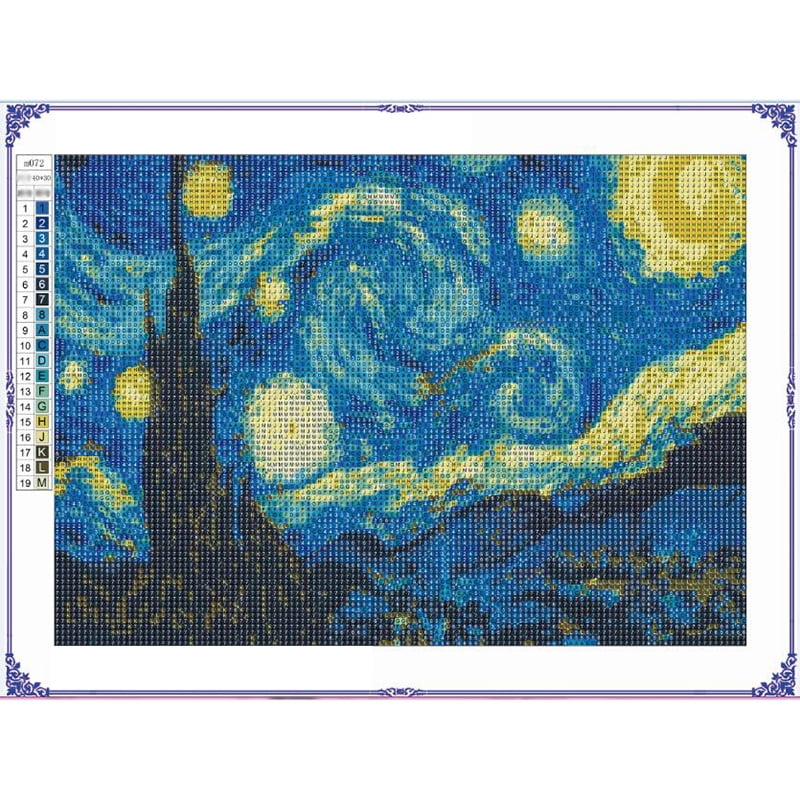 5D DIY Full Drill Diamond Painting Beauty Cross Stitch Embroidery Craft NIGH