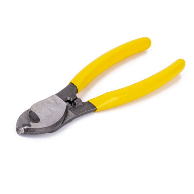6 Inch Cable Cutter Plastic Handle Electric Wire Stripper Cutting Plier Yellow 