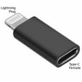 thumbnail image 1 of [PST] (2 Packs) USB-C Female to Lightning Male Adapter Converter Connector, 1 of 3