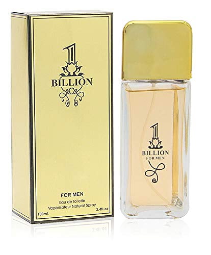 1 Billion- Eau De Toilette Spray Perfume, Fragrance For Men- Daywear, Casual Daily Cologne Set with Deluxe Suede Pouch- 3.4 Oz Bottle- Ideal EDT Beauty Gift for Birthday, Anniversary