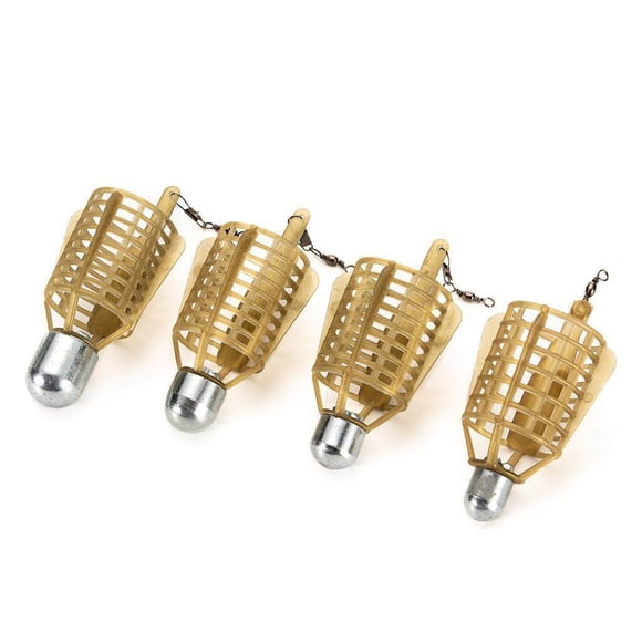 Maoww 5X Appâts de Pêche Cage Leurre Cage Appâts de Pêche Panier d'Alimentation 20g