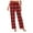 Wine, variant on Brilliant Wide Leg Sweatpants Women Womens Pants Womens Casual Comfortable Plaid Prints Pajamas Wide Leg Pants Long Yoga Pants clearance clothes under $5.00