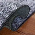 thumbnail image 6 of SAFAVIEH Tucson Donovan Traditional Machine Washable Area Rug, 6' x 6' Round, Black/Grey, 6 of 9