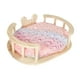 thumbnail image 5 of Cama de madera para conejos, casa para mascotas pequeñas, superficie lisa, nido cómodo y escondite con Oval, 5 of 9