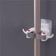 thumbnail image 4 of Ounissouiy Estante multifuncional para fregona, gancho para fregona, colgador de escoba montado en la pared para baño, Clip para fregona Suministros de limpieza para el hogar Blanco+azul Ounissouiy HA026319-01, 4 of 6