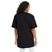 Hanes Beefy-T Mens Heavyweight Cotton T-Shirt (Big & Tall Sizes) Black 4XLT