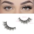 thumbnail image 2 of Cat Eye Lashes Natural Eyelashes Short Wispy Lash Strips Volume Eyelash Cateye Medium Length False Lashes Natural Looking Hybrid Clusters Full Strip Lashes (A1 | 8-14MM), 2 of 15