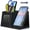 Black-HB20, variant on Miroddi Desk Organizer with Wireless Charging for iPhone, PU Leather Valet Catchall Tray with Pencil Holder for Desk & Nightstand Organizer Home Office, 1 Pack