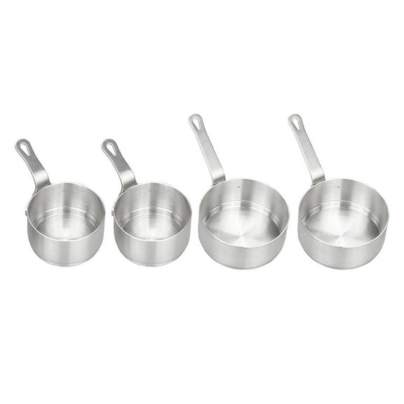 YWMJZEU 4pcs Mini Sauce Soup Pan Milk Coffee Warmer Cooking Pot Chocolate Butter Melting