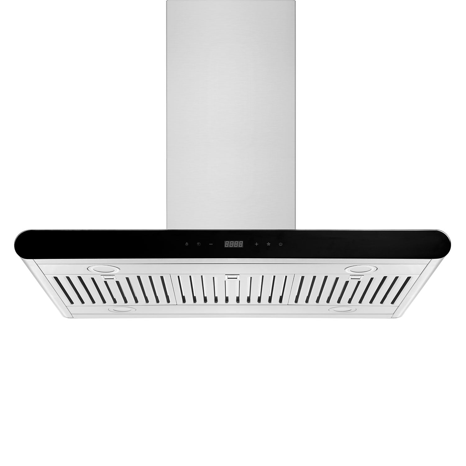 Empava 30 Under Cabinet Range Hood Ducted Exhaust Kitchen Vent with Soft Touch Controls-Sealed Aluminum Motor-Permanent Filters LEDs Light in Stainless Steel 