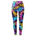 thumbnail image 5 of Arlun Fashion Printed Leggings for Women High Waist Tummy Control -Lifting Yoga Pants Soft Comfortable Ankle Length Footless Elastic Leggings 2025 Fall Winter Hot Pink XL, 5 of 5