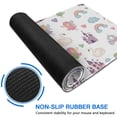 thumbnail image 6 of Long Mouse Pads for Desk,White Fairy Castle Pattern Desk Mats on Top Of Desks, Desk Mouse Pad Extra Large with 3mm Non-Slip Base and Stitched Edge for Gaming,Office,Work,Home 47.3"x23.6", 6 of 6