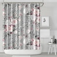 thumbnail image 2 of Waterproof Pioneer Shower Curtain 72x84 Inch Polyester Unique Cute Floral Shower Curtain for Bathroom Hotel Home Decor with 12 Plastic Hooks, 2 of 5
