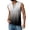 Grey*, variant on Men's Tank Tops Casual Solid Color Sleeveless Crew Neck Button Everyday Wear with Pockets Relaxed Fit Summer Holiday Chic Vest
