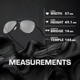 thumbnail image 5 of Oakley OO4147 Contrail Pilot Shaped Polarized Sunglasses for Men - Includes Official Eyewear Kit - Satin Black Frame with Prizm Black Lens, 5 of 5