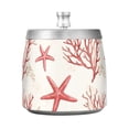 thumbnail image 7 of Yayeee Ashtray with Lid for Cigarette Smokeless Stainless Steel Home Ash Holder, White Starfish, 7 of 7