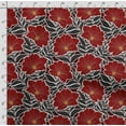thumbnail image 4 of Soimoi Floral Print, Velvet Fabric Decor Sewing Fabric By The Yard- 54 Inch WideDecorative Fabric For Upholstery And Home Accents-Red, 4 of 5