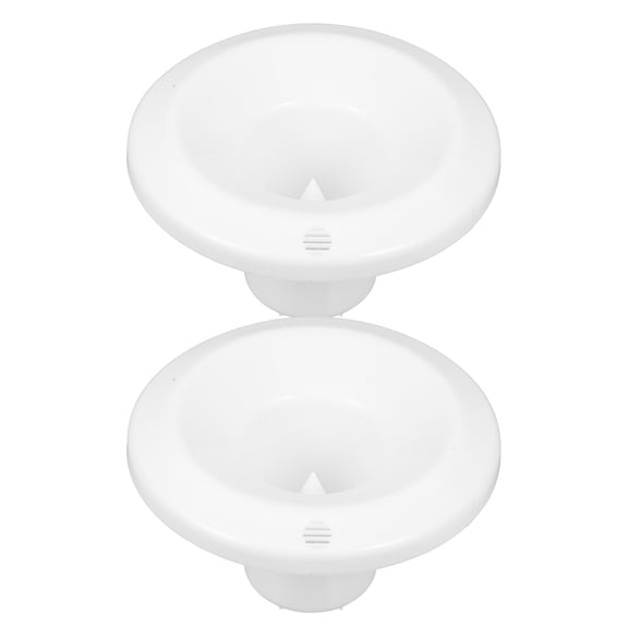 Homoyoyo 2Pcs Water Dispenser Seat Water Guard White Plastic Top Cover for Leak Proof Bottle Fit