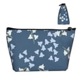 thumbnail image 4 of ZNDUO Travel Makeup Bag for Women Blue Bell Orchid Toiletry Bag, Multifunctional Storage Bag Cosmetic Bag Make Up Organizer, 4 of 7