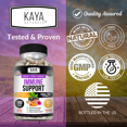 thumbnail image 4 of Kaya Naturals Elderberry Immune Support | Elderberry with Zinc and Vitamin C for Adults, Probiotics & Turmeric 1000mg Immune System Booster Sambucus Elderberry Capsules - 180 Count, 4 of 9