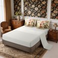 thumbnail image 4 of Manfei Animal Dog Full Size Bedding Sets 7 Pieces,Watercolor Flowers Full Size Bed in a Bag,Reversible, 4 of 6