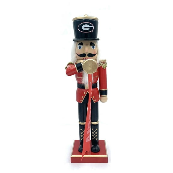 Georgia Bulldogs 14" Bugler Nutcracker