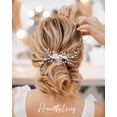 thumbnail image 4 of 2Pcs Bridal Hair Clip Wedding Hairpin Bride Pearl Hair Clips Barrette Elegant Bridal Hairpins Hair Accessories for Women Girls, 4 of 9