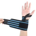 thumbnail image 1 of 2pcs Wrist Wraps For Weightlifting, 18 Inch Weight Lifting Wrist Straps For Men Women, 1 of 5
