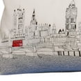 thumbnail image 3 of 35" White London Daylight Skyline Lumbar Decorative Pillow, 3 of 5