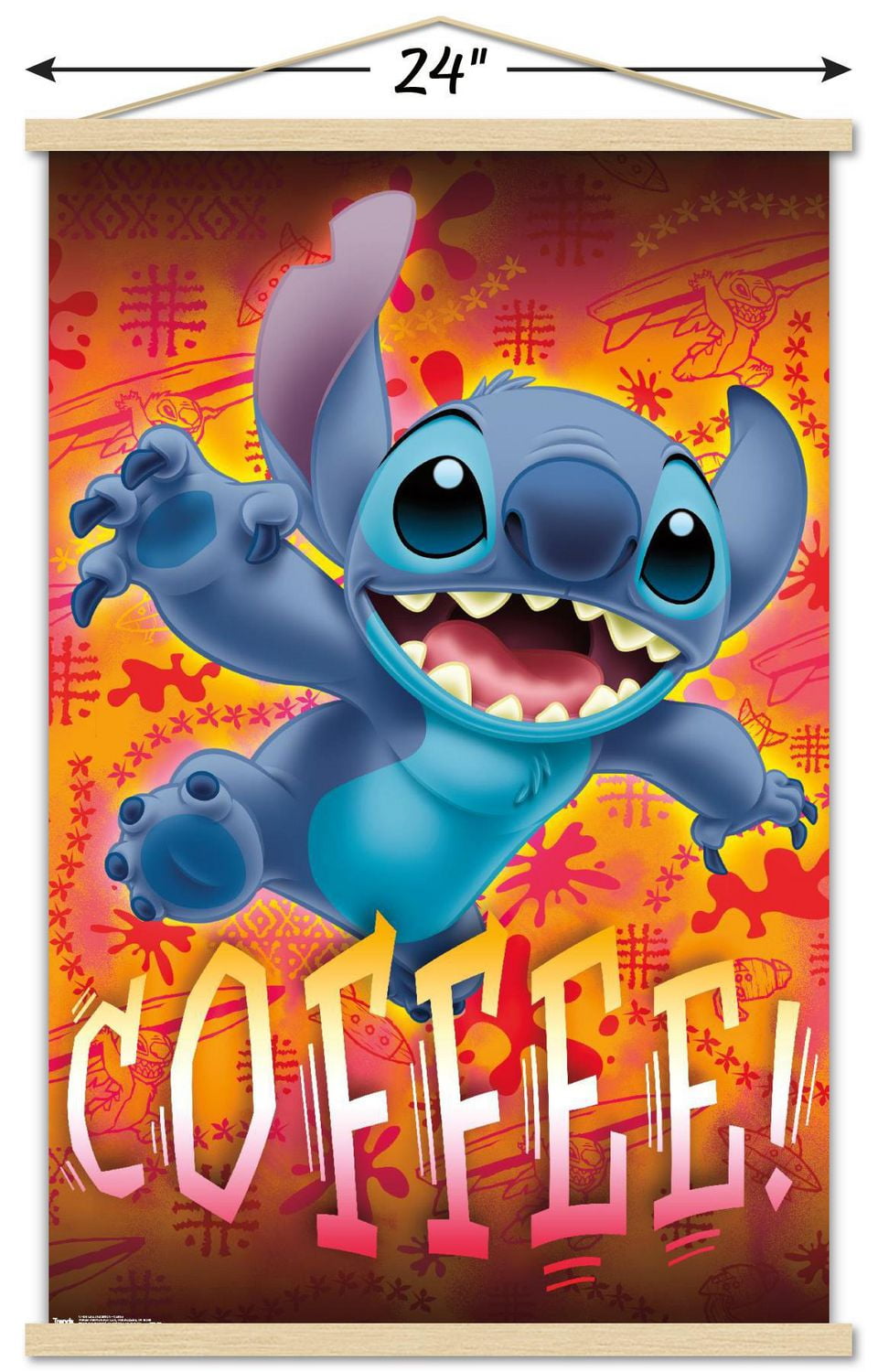 Disney Lilo and Stitch - Coffee Wall Poster, 22.375" x 34"