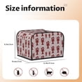 thumbnail image 5 of Goofa Red Lobster With Claws Print Toaster Cover 4 Slice, Four Slice Bread Machine Cover Quilted Toaster Covers Bread Maker Cover Kitchen Appliance Cover, 5 of 7