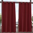 thumbnail image 1 of Exclusive Home Paire de Rideaux pour Cabine Intérieure/extérieure, 54x108, Rouge Radiant, 1 of 11