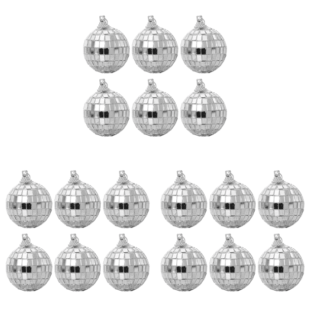 6 Unids/caja Mini Discoteca Giratoria Club Espejo Accesorios Escenario (4cm)