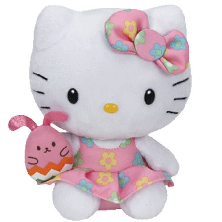 TY Beanie Baby - HELLO KITTY ( SPRING DRESS holding BUNNY ) (5.5