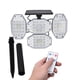 thumbnail image 5 of Lámpara Lámpara de pared solar 164 LED IP65 Impermeable 2000LM Lámpara decorativa de alto brillo con energía solar para jardín ANGGREK Otros, 5 of 8