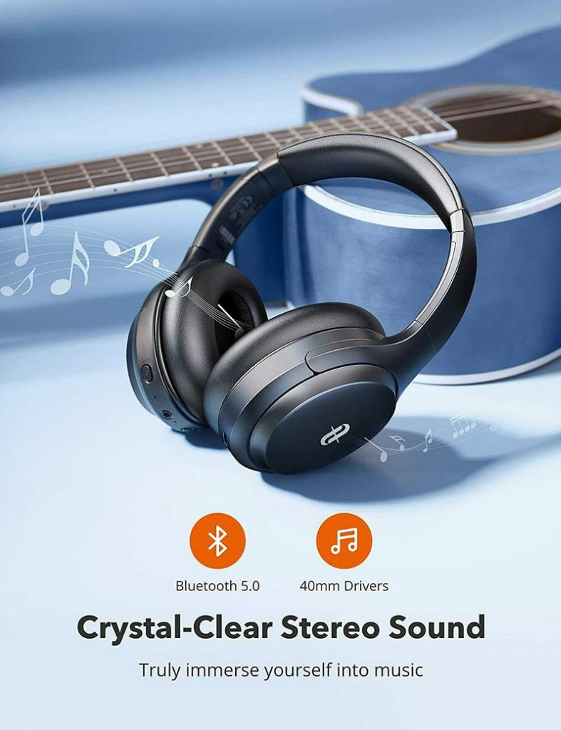 TaoTronics BH090 Hybrid Active Noise Cancelling Headphones Bluetooth