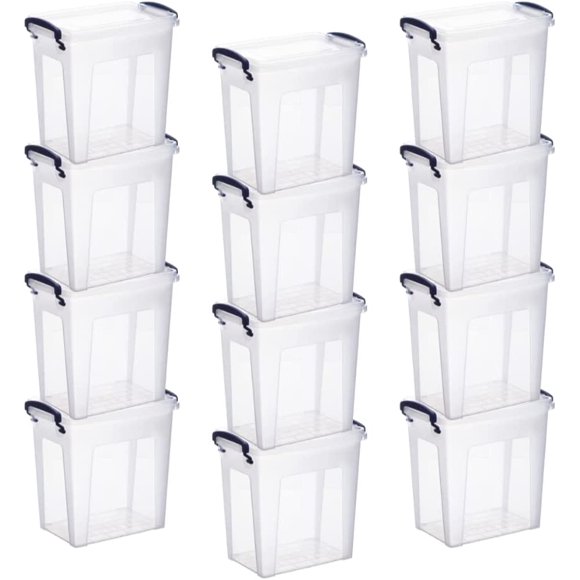 Small Stackable Storage Bins Lids