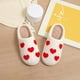 thumbnail image 4 of Zapatillas de moda familiar para hombre y mujer, Sandalias planas cálidas de dibujos animados, bonitas sandalias antideslizantes, zapatos de Navidad para parejas, otoño e invierno, 2024, 4 of 5