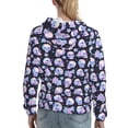 thumbnail image 7 of Honeii crystal flower Skull Pattern Womens Oversized Hoodies Long Sleeve Sweatshirts Pullover Fall Outfits with Pocket-XX-Large, 7 of 7