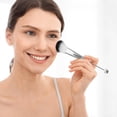 thumbnail image 4 of BESTYASH 1Set Soft Bristle Silver Makeup Brush Set Compact Cosmetics Brushes for Daily Use, 4 of 8