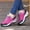 Hot Pink, variant on BYHONG Spring and Autumn New Sports and Casual Shoes for Women Thick Soles and Absorbing Outdoor Shoes Casual Shoes for Women Black 7.5
