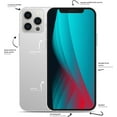 thumbnail image 6 of Virtual advanced display model phone, metal fake phone display model, do not work upgrade metal frame phone model（Phone 13 ）, 6 of 9
