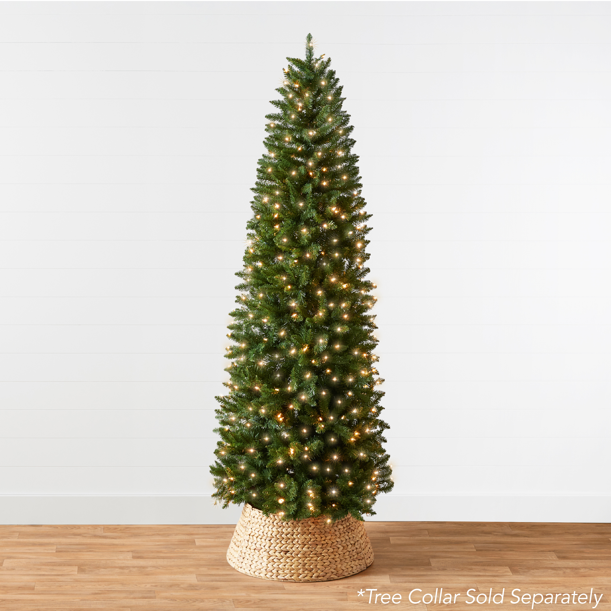 Best Choice Products 6ft Prelit Pencil Christmas Tree, Spruce Style Holiday Decor w/ 618 Tips, 250 Lights, Base
