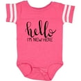 thumbnail image 3 of Inktastic Hello, I'm New Here Hand Drawn Type Boys or Girls Baby Bodysuit, 3 of 5