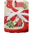 thumbnail image 2 of Christmas Throw Blankets, Soft Blankets and Throws, Daughter Mom Friend Gift Houses in Snowfall Print Decorative Throw Blankets for Couch, 50"X60", 2 of 6