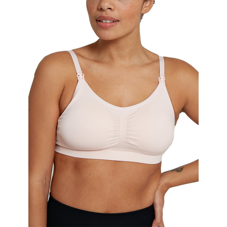 VEQKING 3 Pack Women's Sports Bra with Removable Pads Seamless Comfortable  Sleep Bra Scoop Neck Pull On Maternity Nursing Bra at  Women's  Clothing store